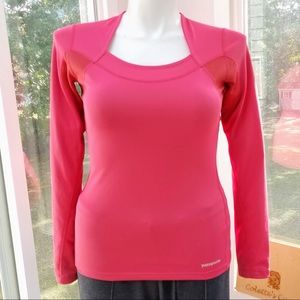 Patagonia Cerise Square-Neck Runshade Active Top